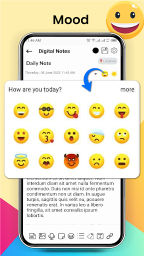 Diary with Lock: Daily Notes Screen 2