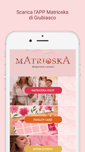 Android application Matrioska Shop screenshort