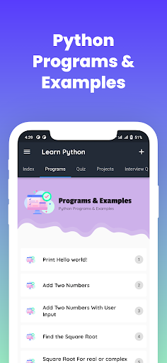 Screenshot of Learn Python Offline [PRO]