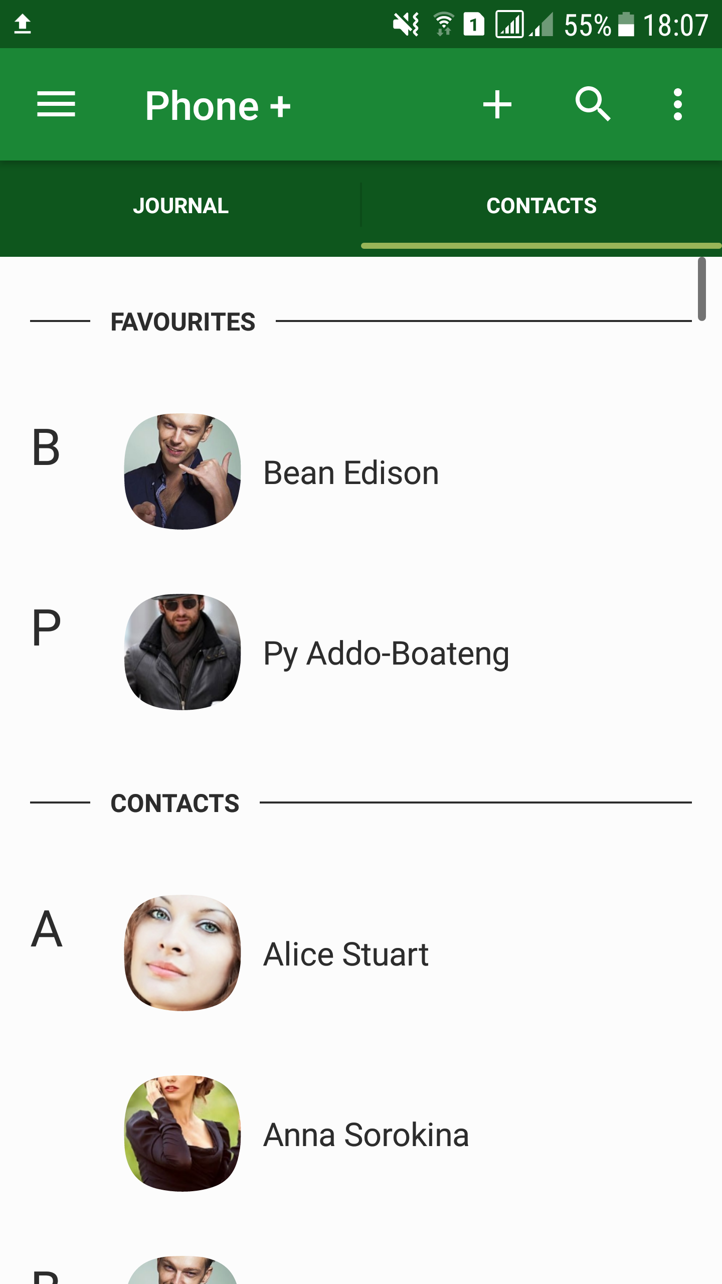 Android application Phone + Contacts & Calls screenshort
