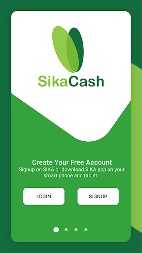 Android application SikaCash screenshort