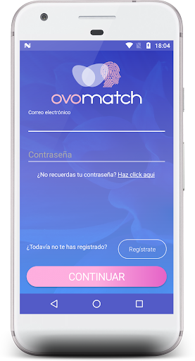 Android application Ovomatch Patient screenshort