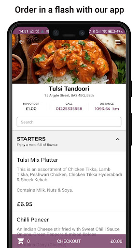 Tulsi Tandoori Screen 2