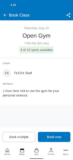 FLEXX fitness Screen 3