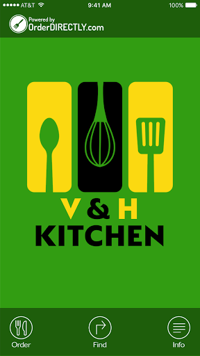 Android application V & H Kitchen, Newport screenshort