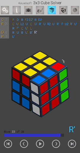 3x3 Cube Solver 1.23 screenshots 1