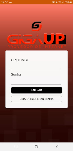 Android application GigaUP Internet screenshort