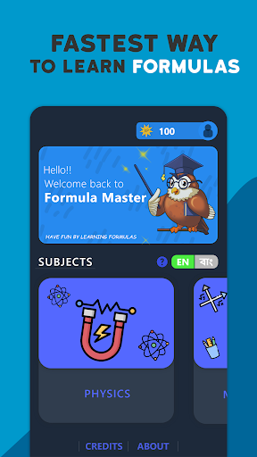 Android application Formula Master screenshort
