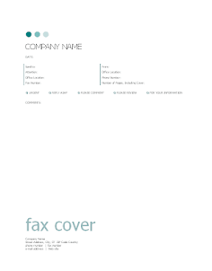 Fax Paper Templates
