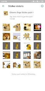 Imágen 1 Cheems Doge Stickers for WA- D android