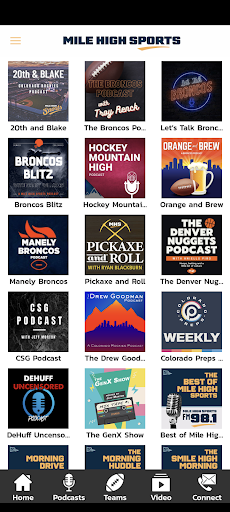 Mile High Sports Screen 3