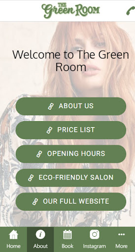 Android application The Green Room screenshort