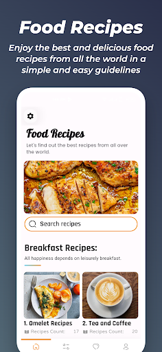 Screenshot of Food Recipes Offline, MealBook