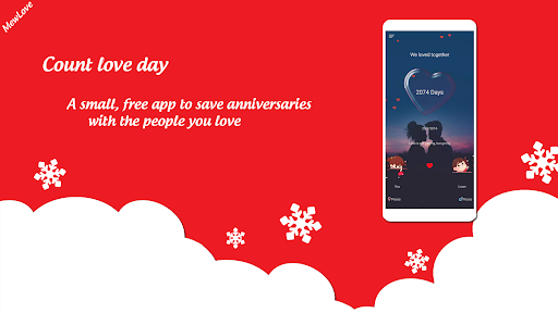 Android application MewLove - Count Love Day screenshort