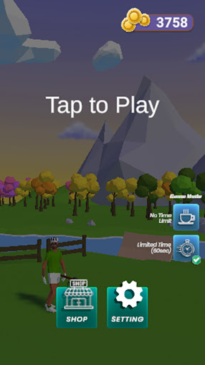 Android application Fastest Woodsman screenshort
