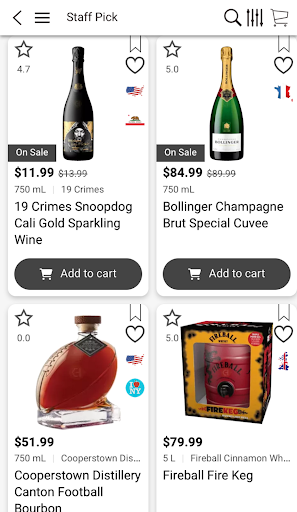 Android application Olde Tyme Liquors screenshort