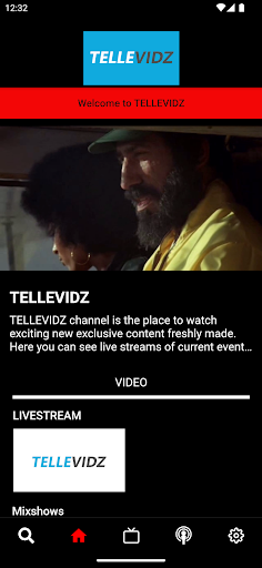 Android application TELLEVIDZ screenshort