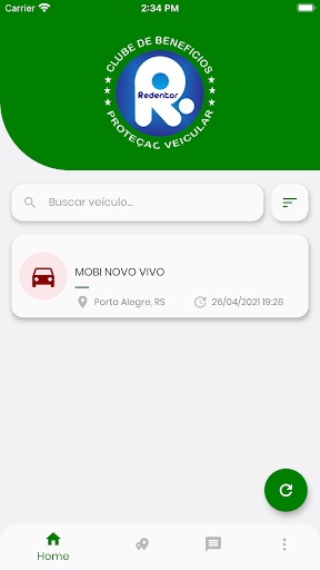 Android application Redentor Proteção Veicular screenshort