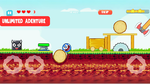Android application Ball V - Red Bounce Ball 5 screenshort