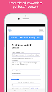 Textper: AI Writer App