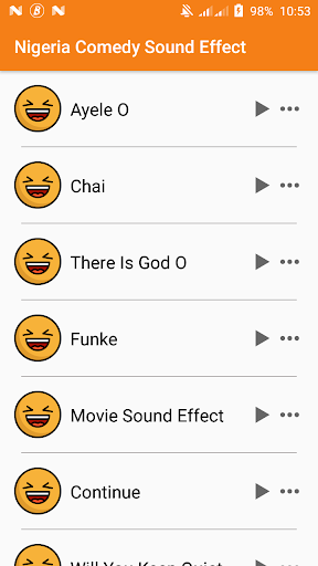 Android application Sound Effects for Naija Comedy screenshort