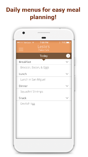 Android application My Paleo Cafe - Easy Diet Plan screenshort