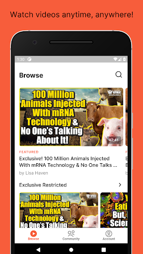 Android application Restricted Republic screenshort