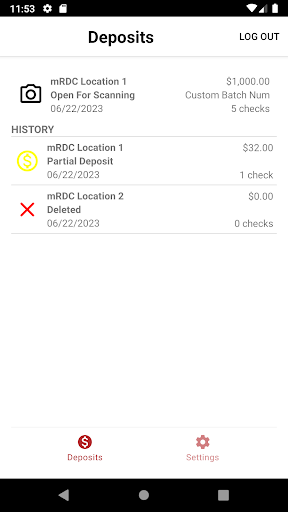 My First Bank Business Deposit Screen 2
