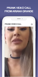 Captura de Pantalla 7 Ariana grande fake call video android