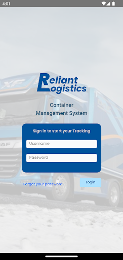 Android application RelianTrac screenshort