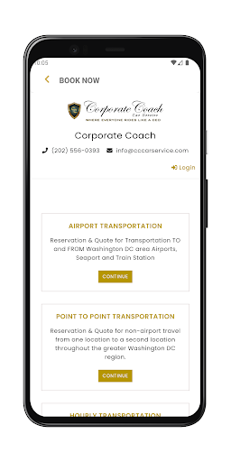 Corporate Coach Screen 3