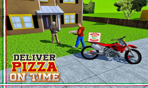 Pizza Delivery：Moto Bike Rider