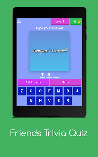 Friends Trivia: Quiz Screen 2