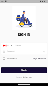 Captura de Pantalla 1 Orderak Delivery Man android