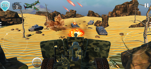 Artillery & War: WW2 War Games - Action - games