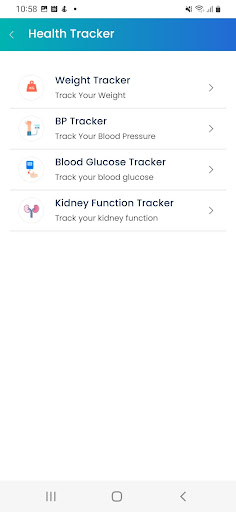 Aarogyam Clinic App Screen 3