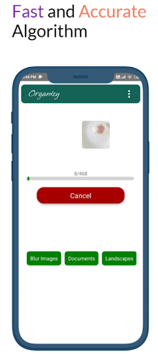Android application Organizy screenshort