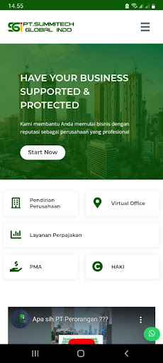 Android application SGI Indonesia screenshort