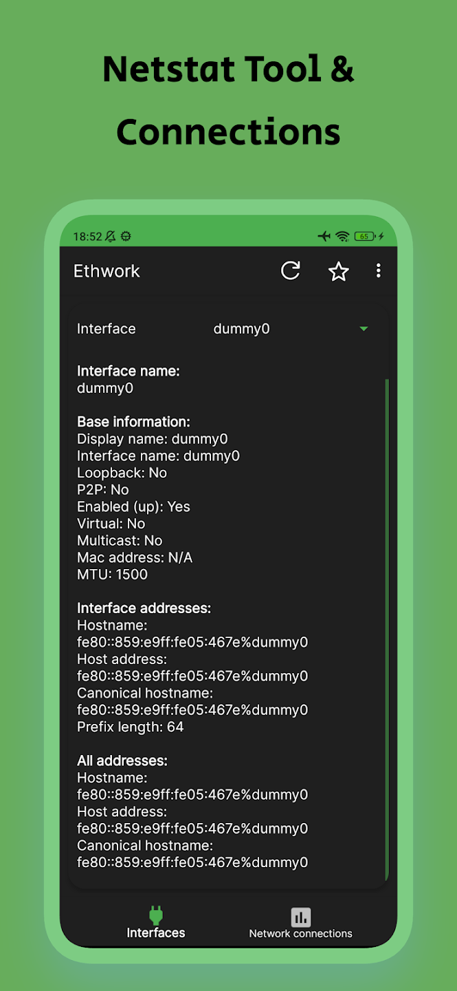 ethwork-netstat-and-interfaces-mod-apk download 