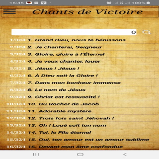 Chants de Victoire Screen 3