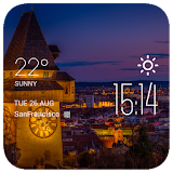 Graz weather widget/clock icon