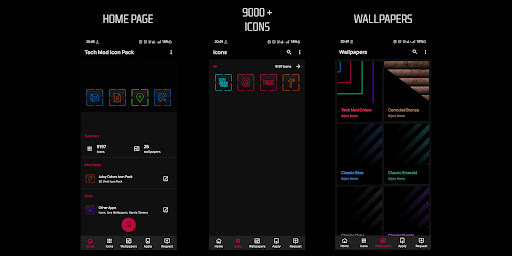 Screenshot of Tech Mod Icon Pack