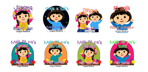 Stickers en lengua mazahua par Screen 3