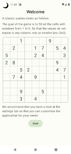 Android application Sudoku - Classic Sudoku Puzzle screenshort