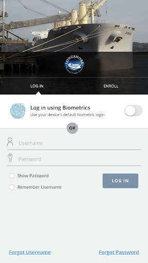 Android application Longshore FCU Debit screenshort