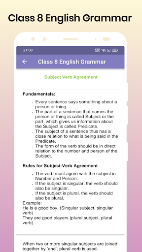 Class 8 English Grammar Notes