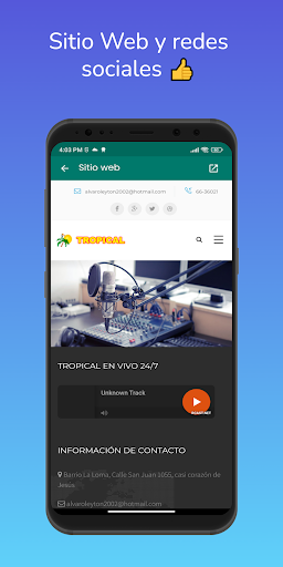 Radio Tropical Tarija 103.3 FM Screen 3