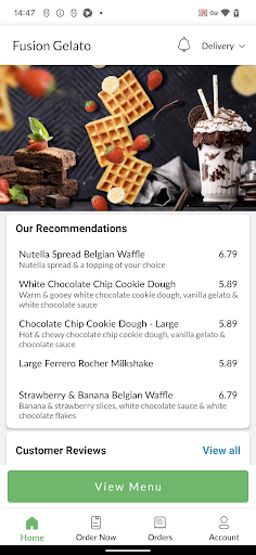 Fusion Gelato Screen 2