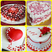 Valentine cake decoration