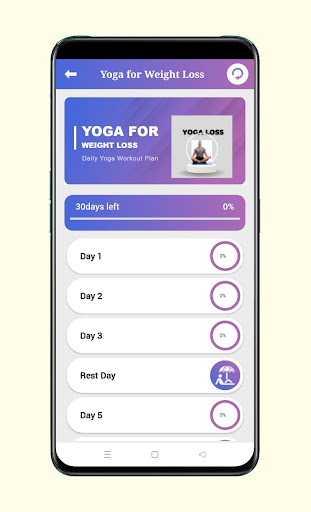 yoga exercises for weight loss Screen 3